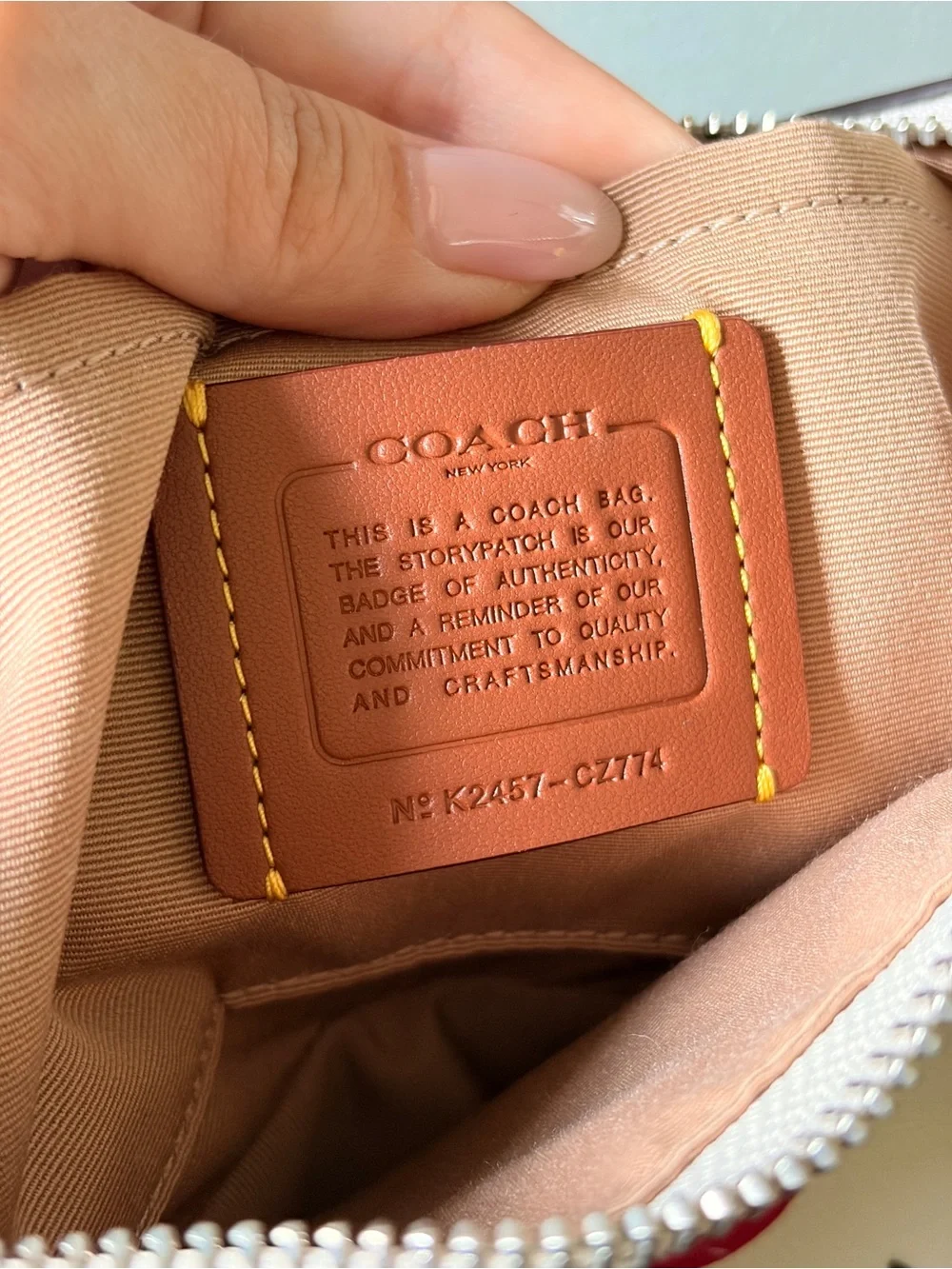 Coach Teri bag with cherry print - Picture 8 of 8